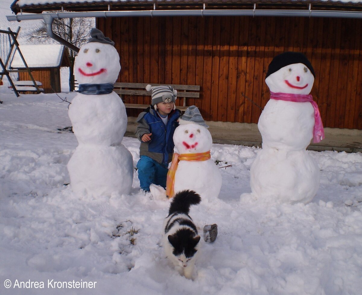 Oberrehau - Schneemänner