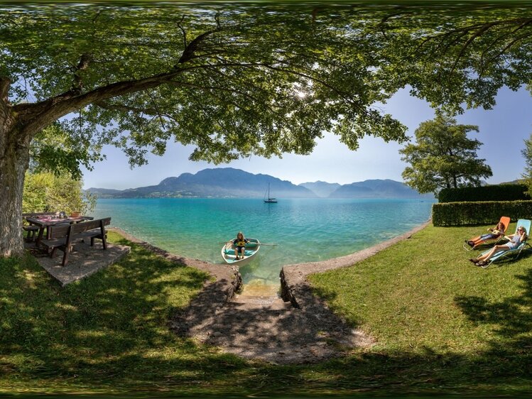 Badestrand am Attersee