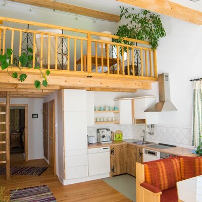 Ferienwohnung "Morgensonne" - Wohnbereich