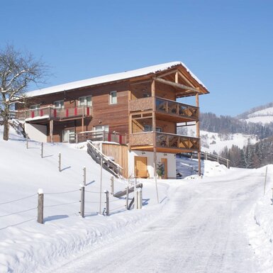 Ansicht Winter Ferienhaus