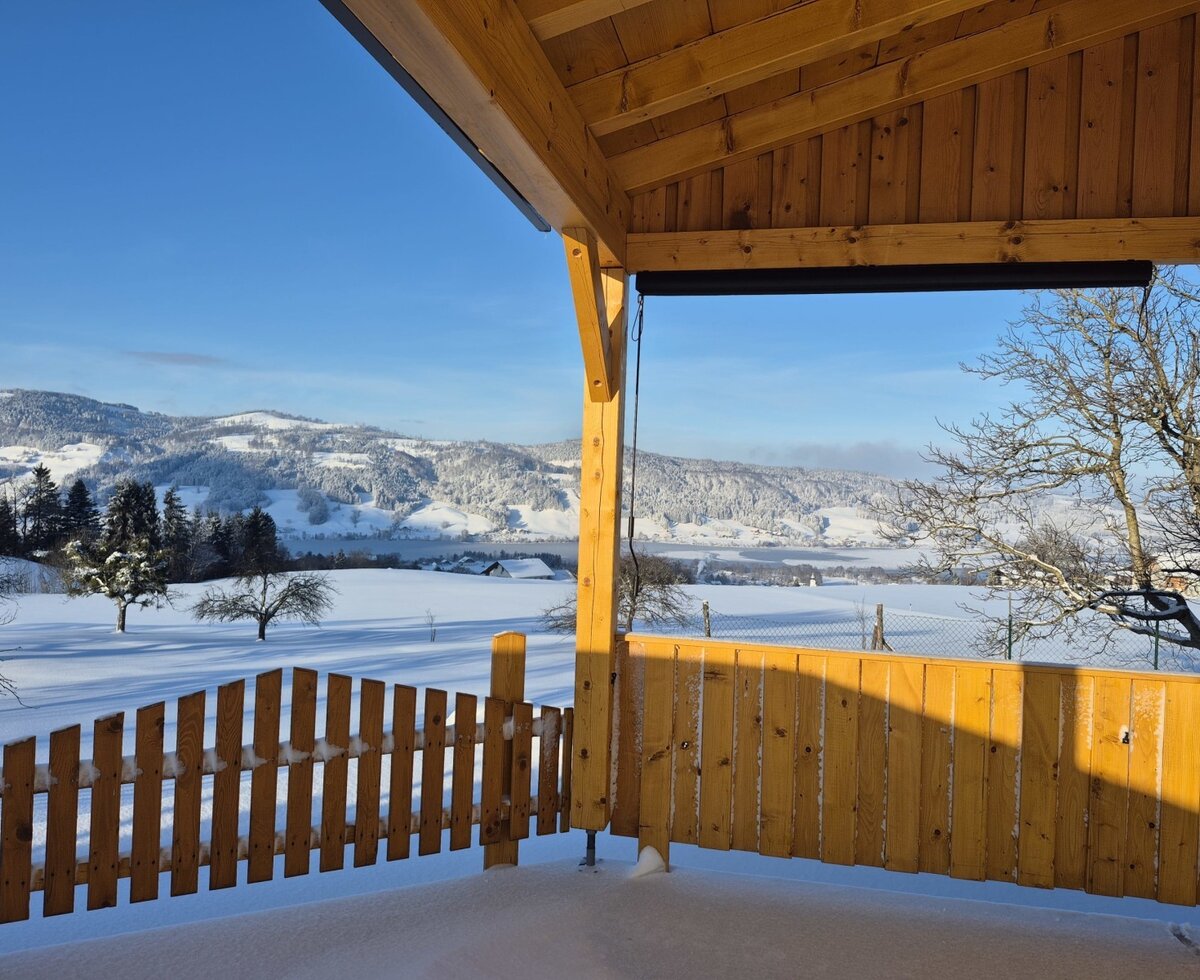 Ausblick Winterlandschaft