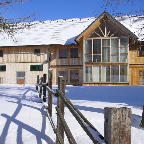 Unser Privathaus im Winter