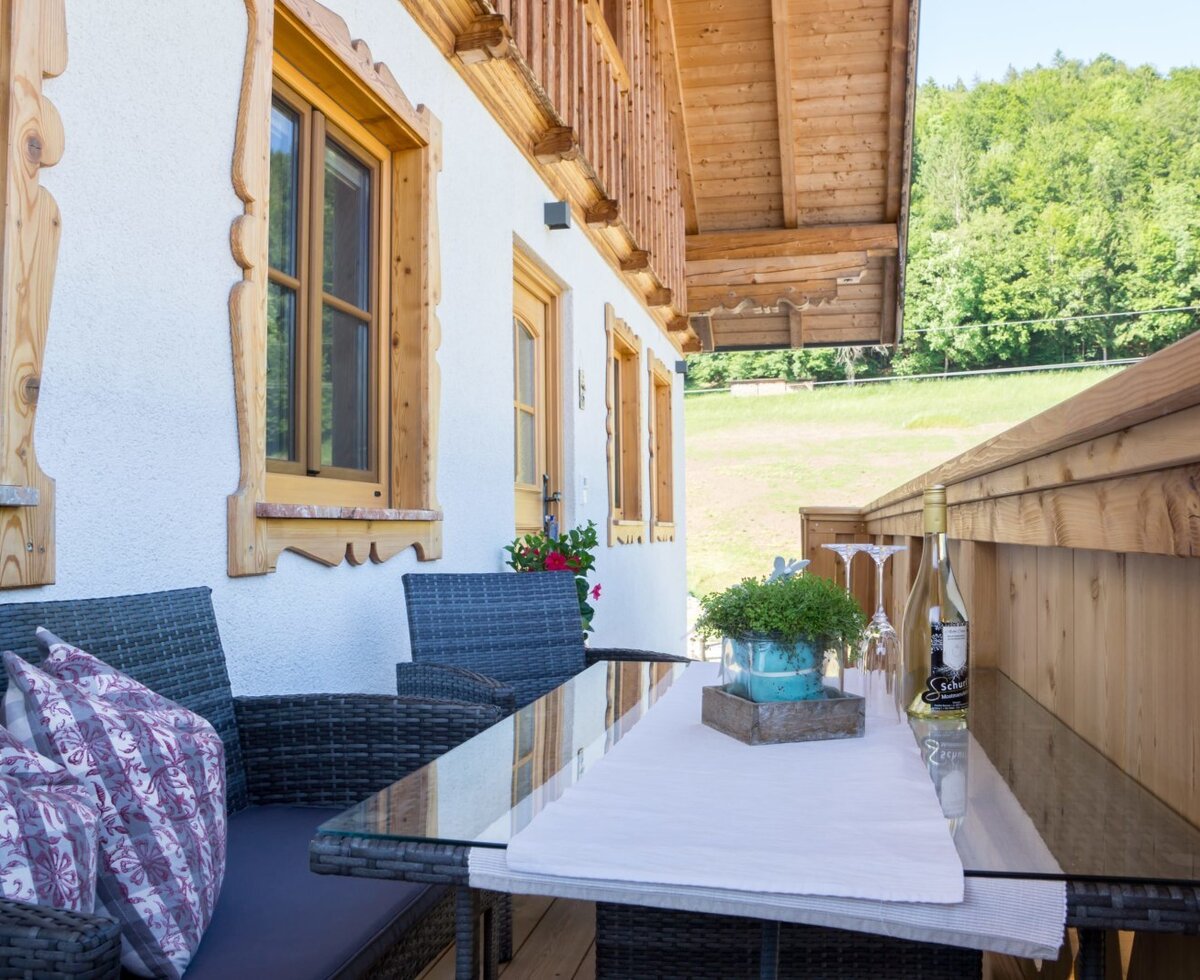 Balkon Ferienwohnung Auszeit Deluxe