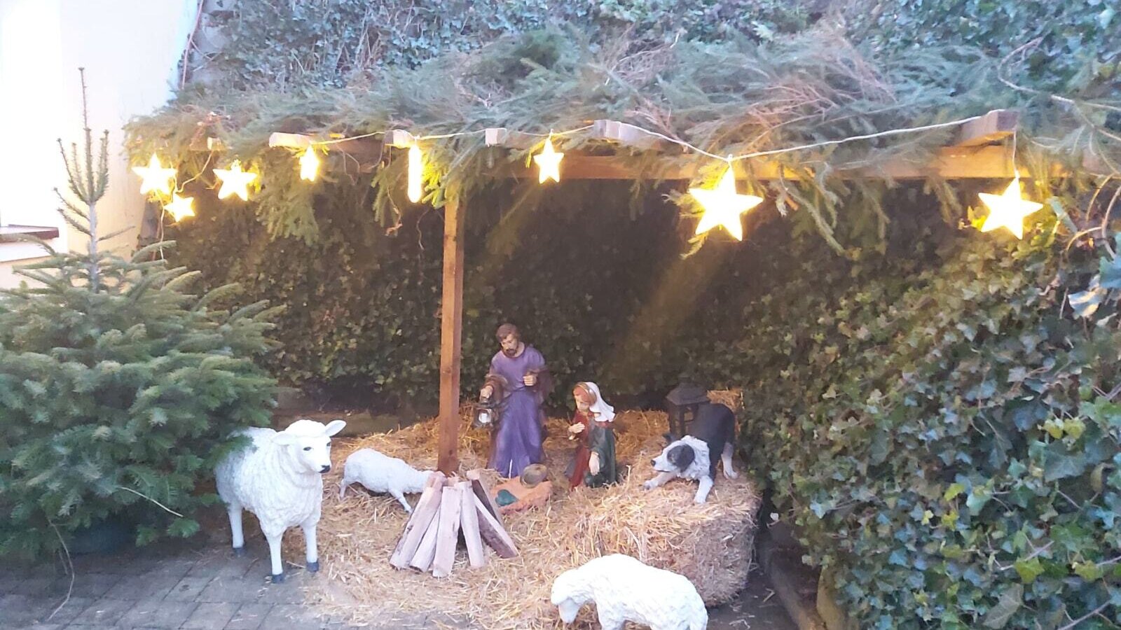 Winter Weihnachtskrippe