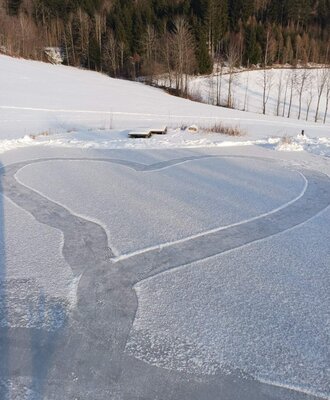 Schlittschuh laufen am Nussbaumerhof