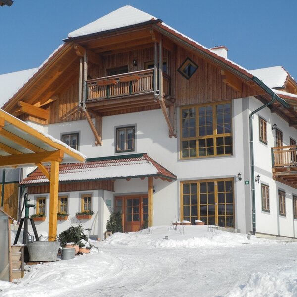 Hausansicht Winter