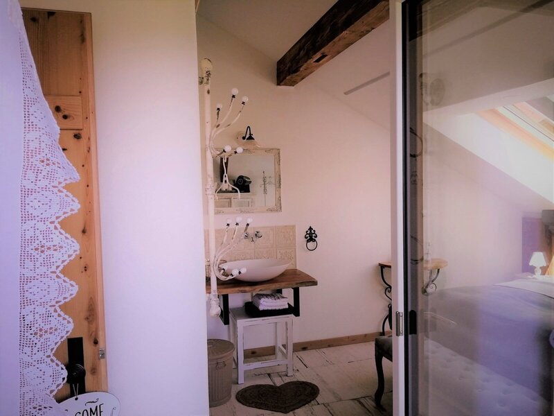 Käutergarten Blick vom Balkon