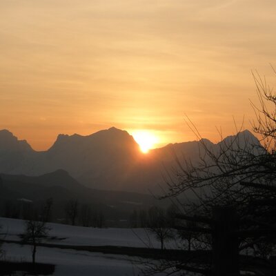 Totes Gebirge in Abendstimmung