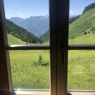 Blick aus dem Schlafzimmer