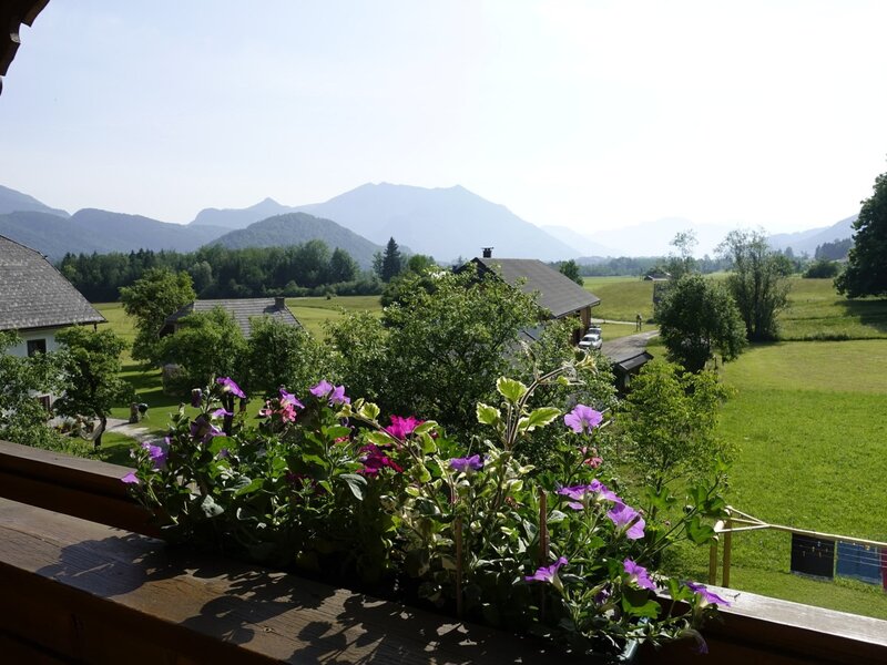 Blick vom Balkon