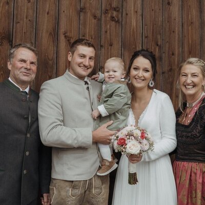 Familie Pichler - Steiner mit 3 Generationen.