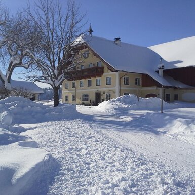 Hofansicht Winter