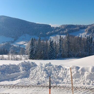 Winter Panorama  mit Blick nach Krispl
