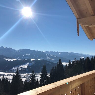 Aussicht vom Balkon