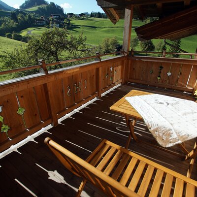 Aussicht vom Balkon
