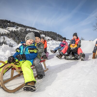 Schlittenfahren