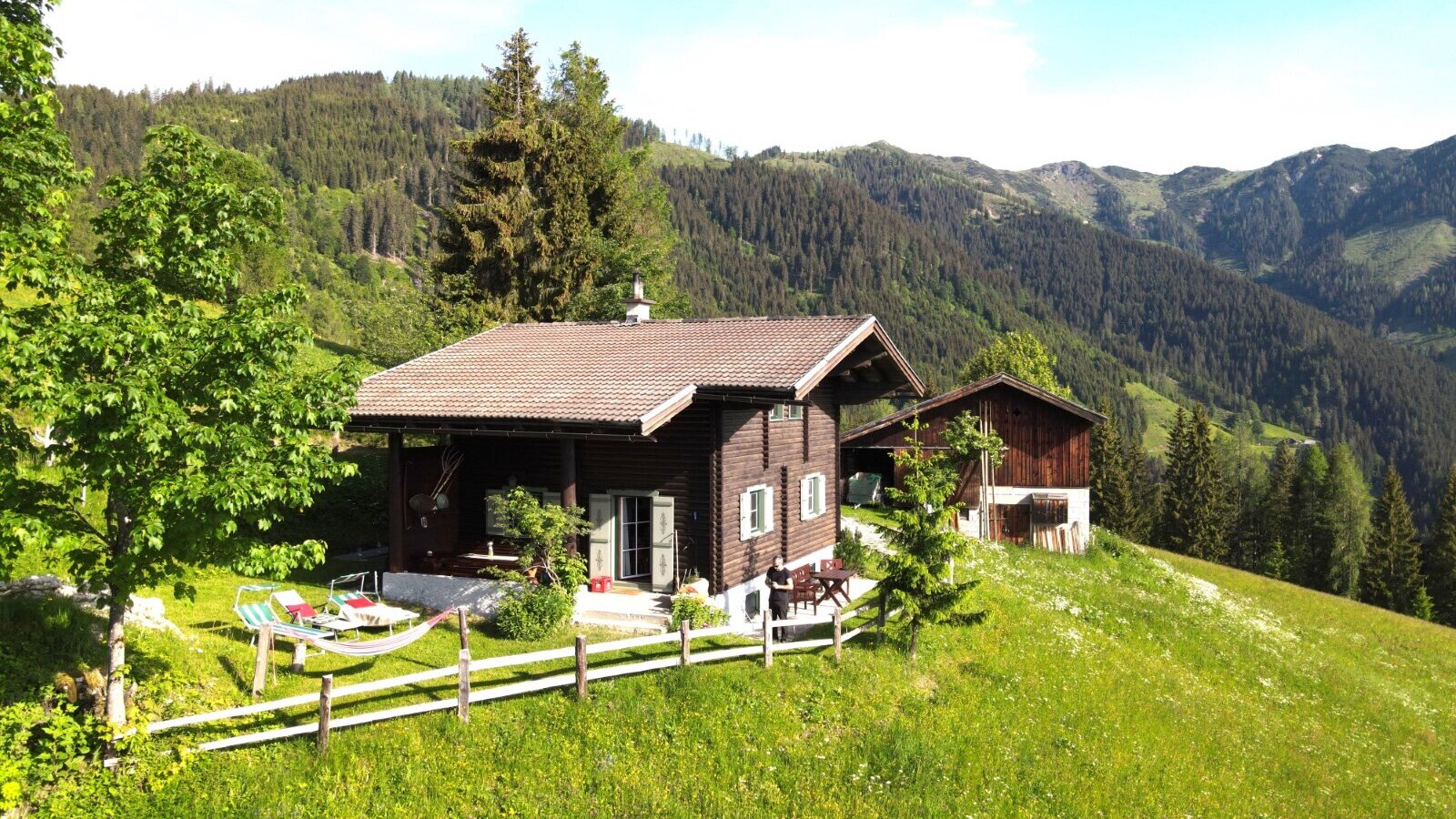 Aussicht auf die Alm