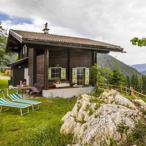 Helfer Alm Garten und Terrasse