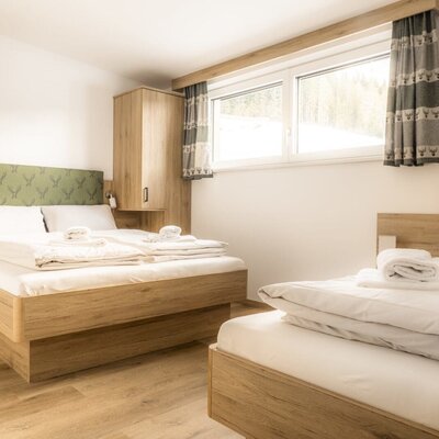 Doppelzimmer mit Zusatzbett bei Belegung mit 5 Personen