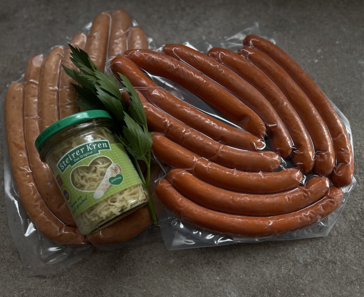 Frankfurter und Debreziner Würstel