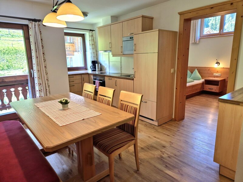 voll ausgestattete Wohnküche Appartement WALDBLICK