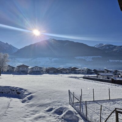 Winterfoto Ausblick Mühlbachtal