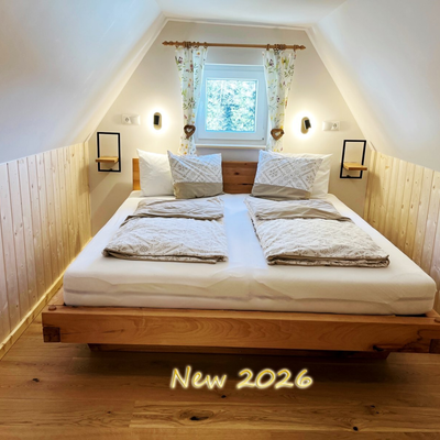 Schlafzimmer mit Doppelbett