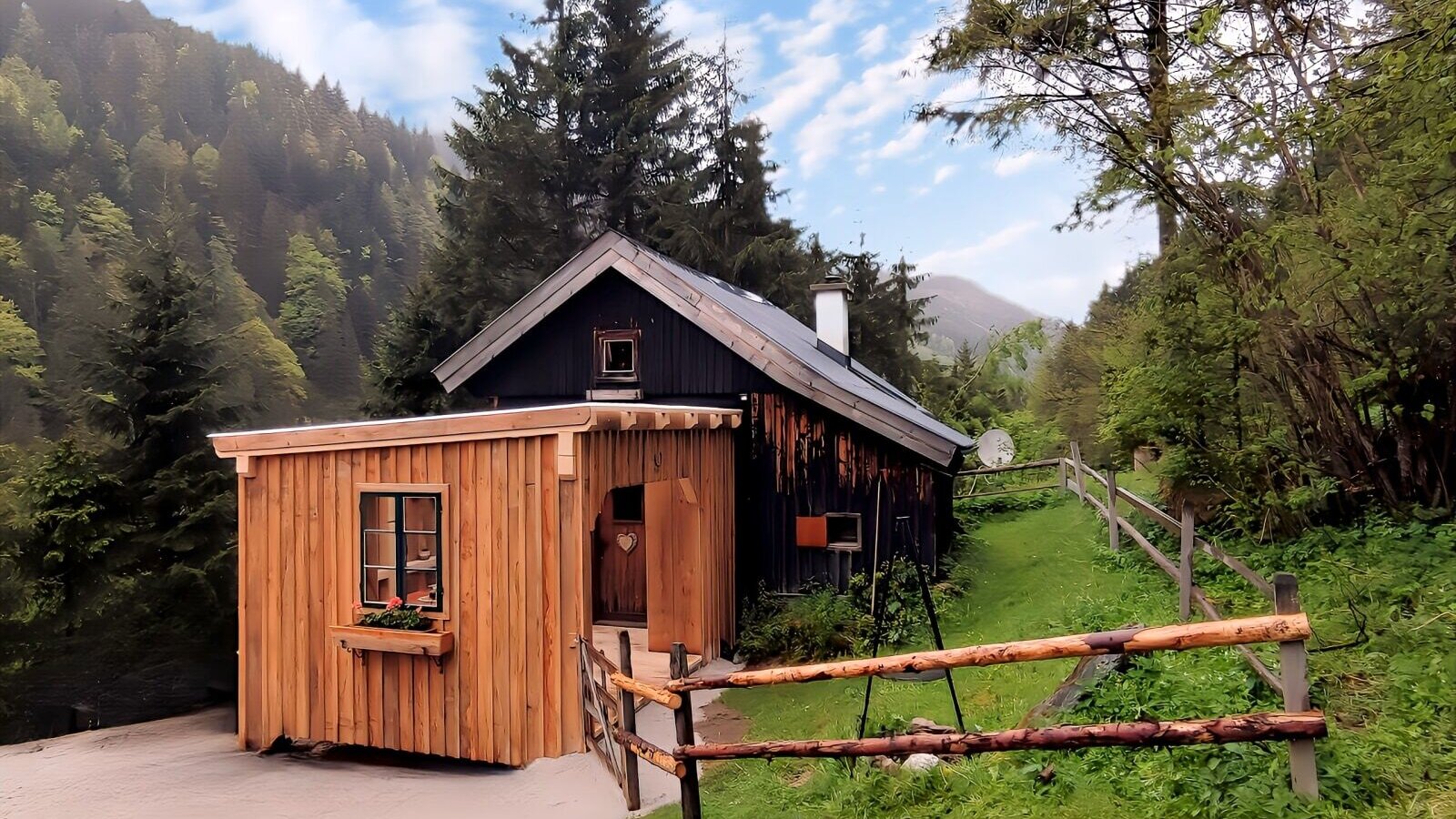 Almhütte AuszeitTerrasse