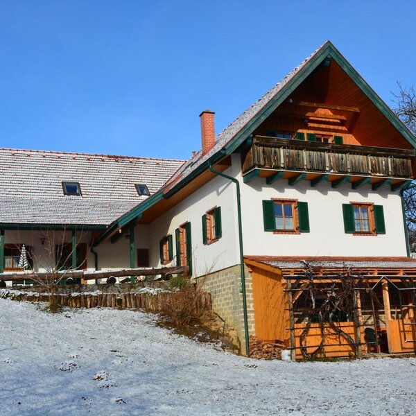 Ferienhaus im Winter