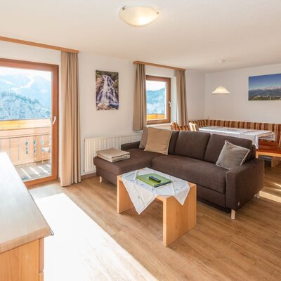 Ferienwohnung Wiesengrün Wohnküche