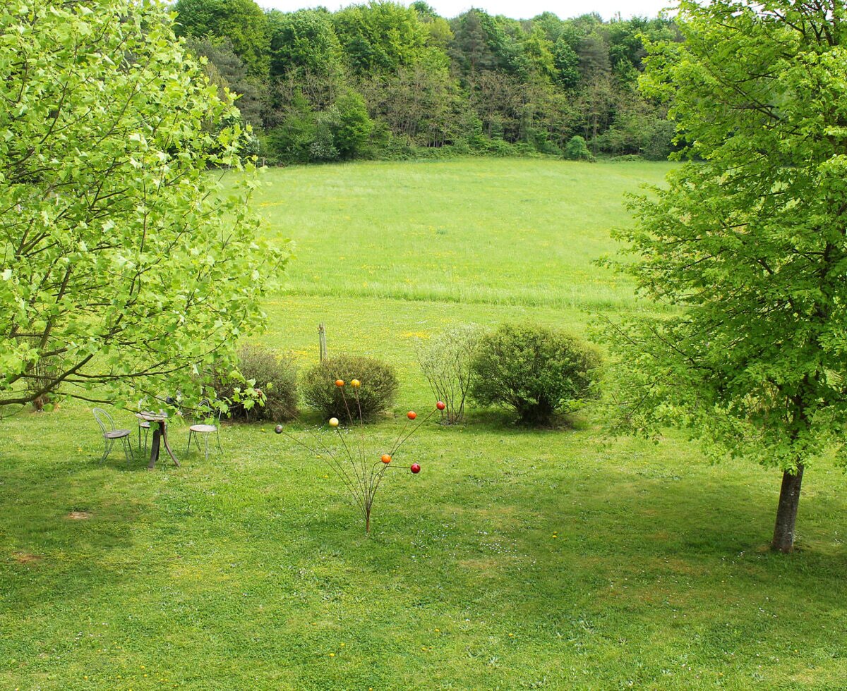 Gartenblick: Wanderwege ab Hof