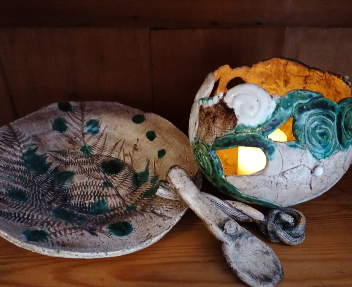 Halbkugel und Schale
