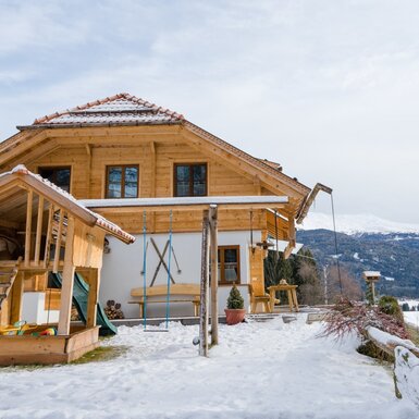 Hubmoarhütte im Winter