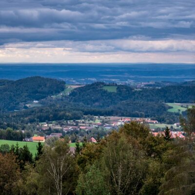 Panoramablick auf Vorau.