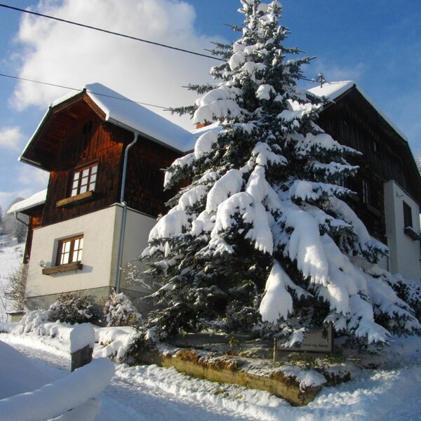 Bauernhaus im Winter