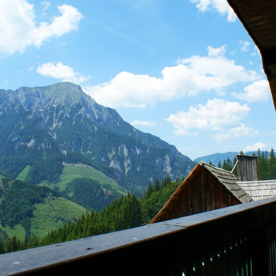 Ausblick vom Balkon