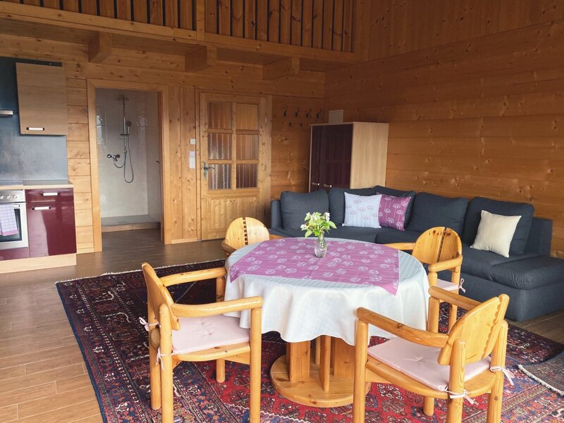 Wohnbereich im Appartement Weidenröschen