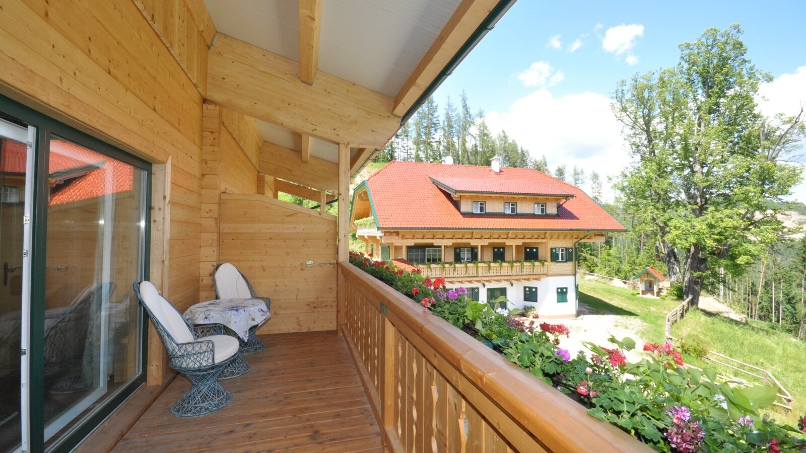 Toller Balkon mit traumhafter Aussicht.