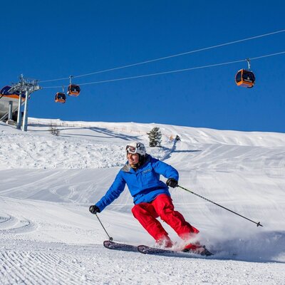 Schifahren mit herrlicher Aussicht