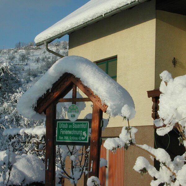 Winter am Naturparkbauernof
