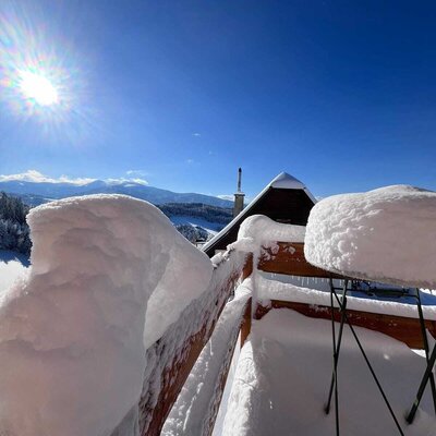Schönes Wetter im Winter