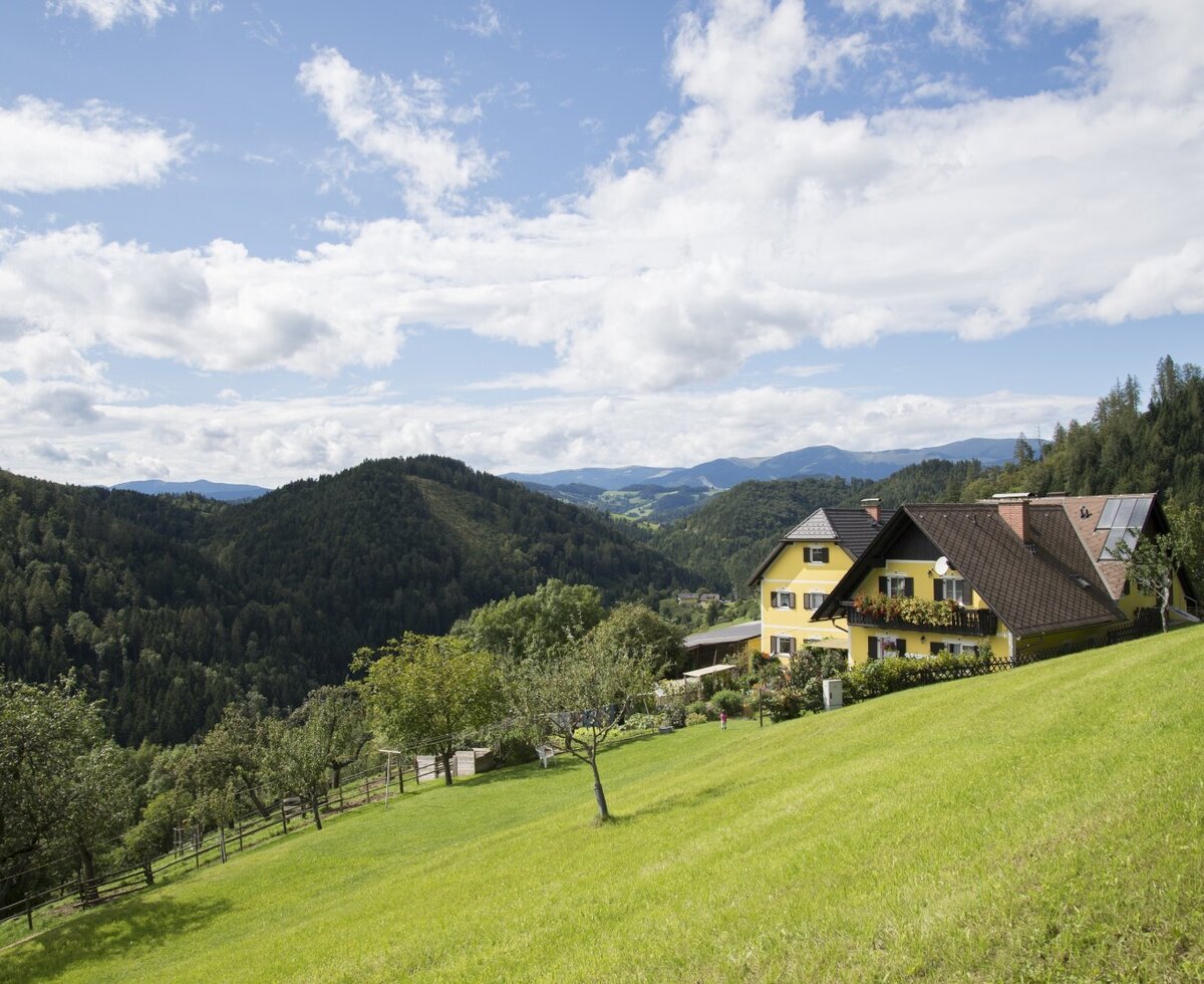 Blick auf unseren Hof