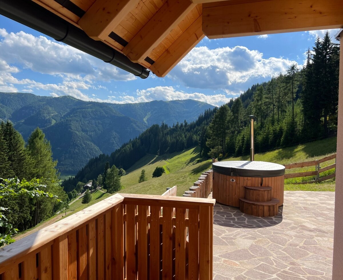 Aussicht vom Balkon