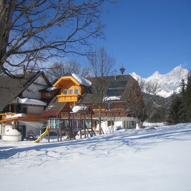 Bauernhof im Winter