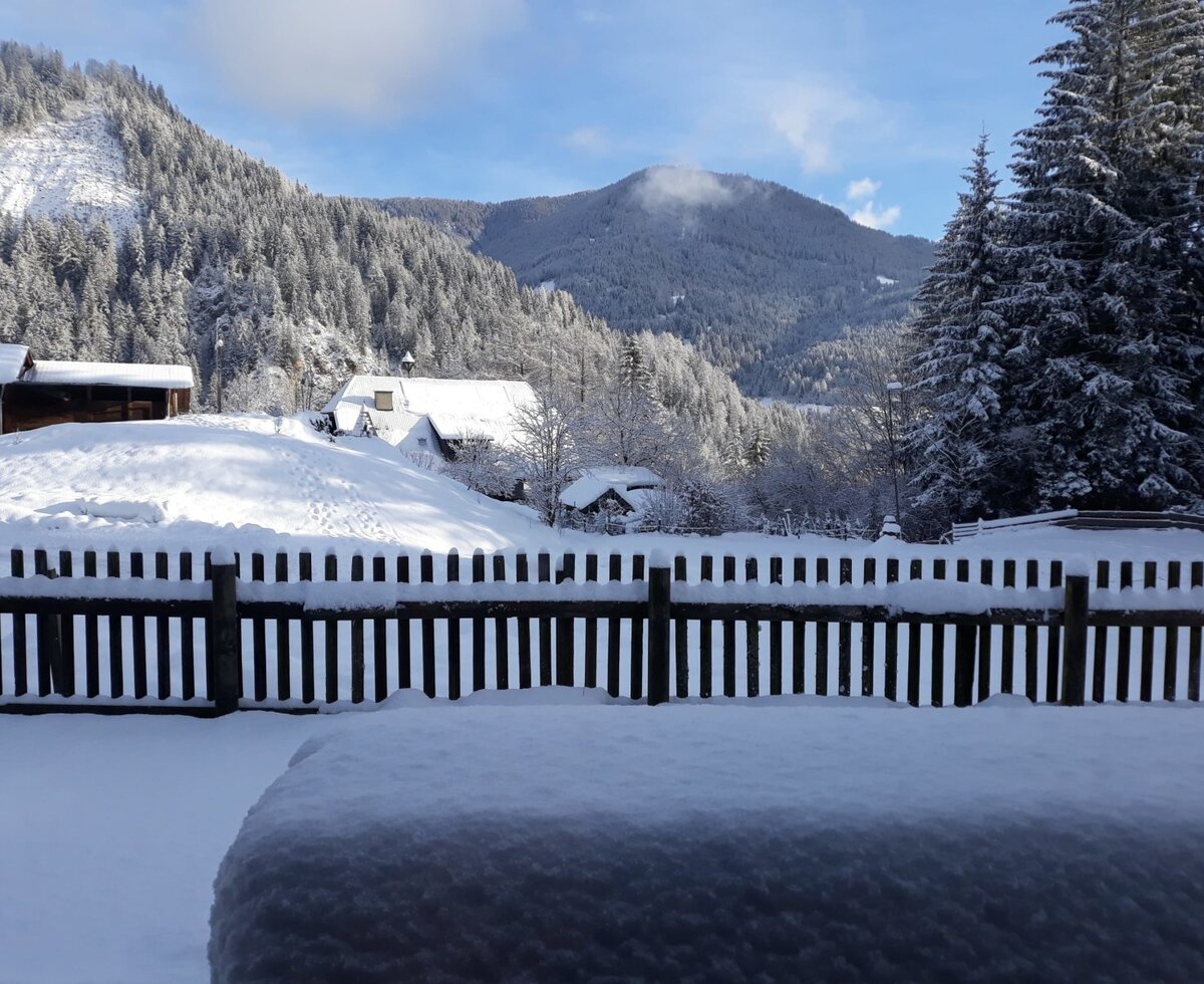 Aussicht vom Schlafzimmer.