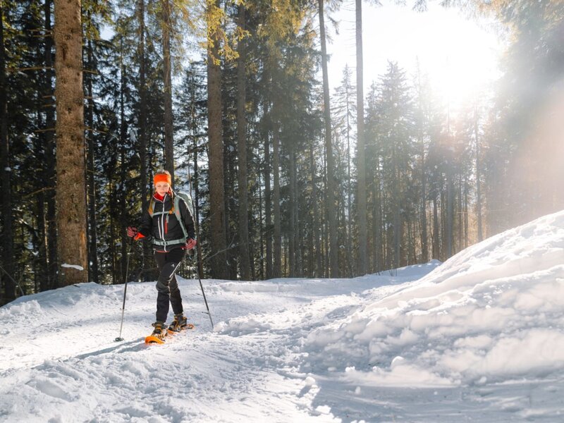 Möglichkeiten zum Schneeschuhwandern