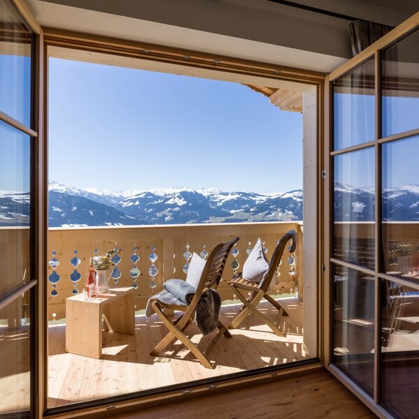 Ausblick aus dem Appartement Weitblick auf die umliegende Bergwelt