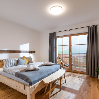 Doppelbettzimmer im Appartement Morgenstund