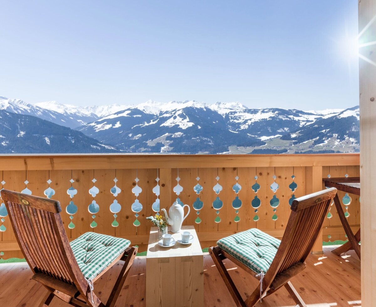 Ausblick vom Balkon des Appartements Morgenstund