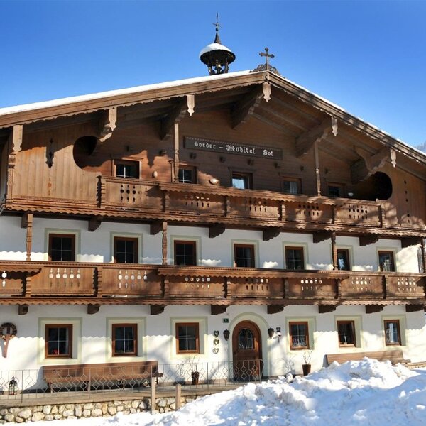 Biobauernhof Vordermühltal Winter